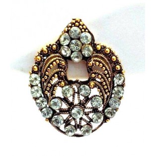 Golden Oxidized Women Earrings Jhumka Jhumki Jewelry Push Back Drop Dangle 52